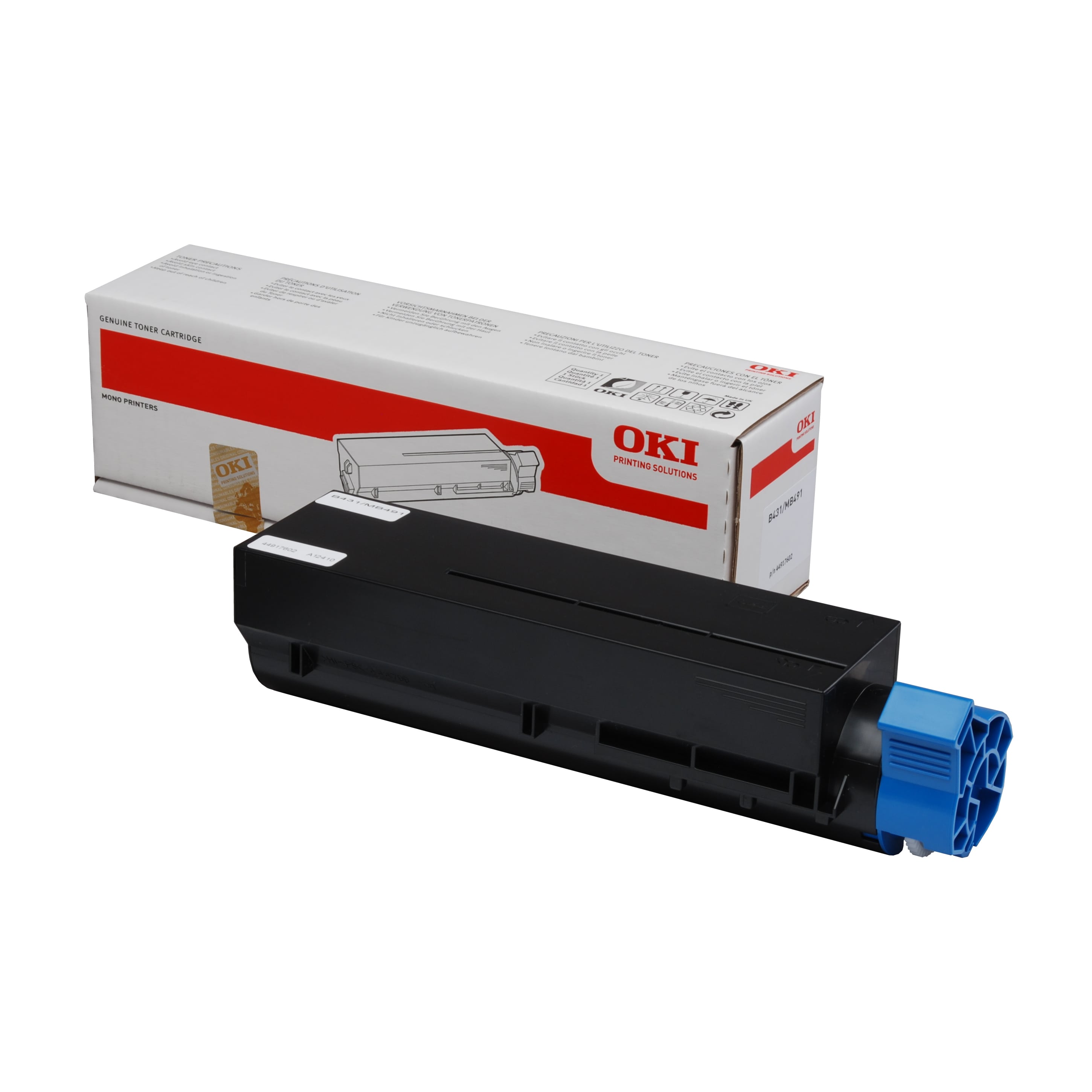 thumbnail image 2 of AAATONER Bulk Toner Refill Kit – 1000g Black + 6 Chips For OKI B411, B431, MB461, MB471, MB491 2 of 5