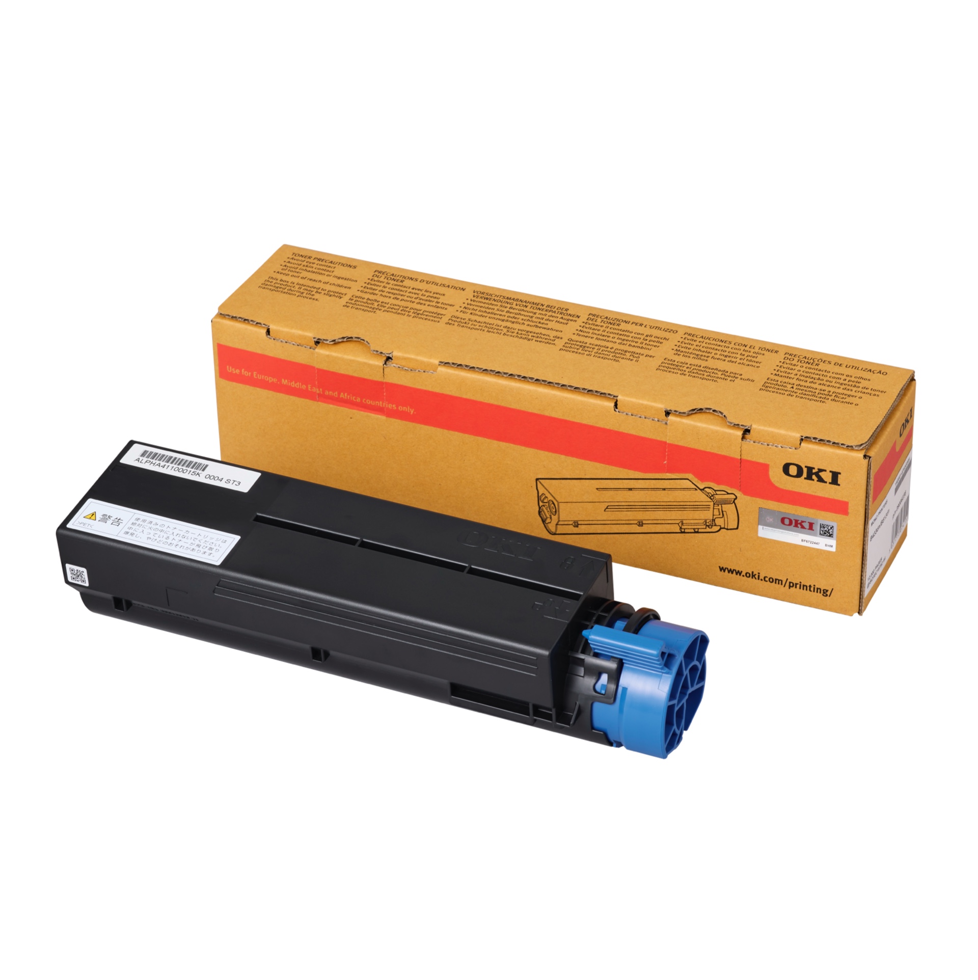 Genuine OKI B433/B513 Black Toner